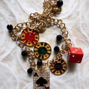 Casino Royale Charm Necklace, B and P Marked