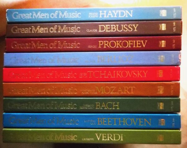 Great Men of Music, Set of Nine Books, Time Life Records