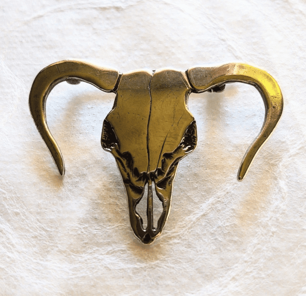 Longhorn Skull Pin, Thirty Two Years in Making