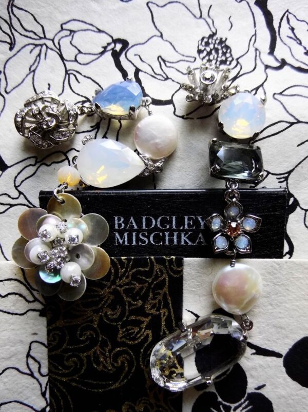 Bohemian Style Earrings with Badgley Mischka Name Tag