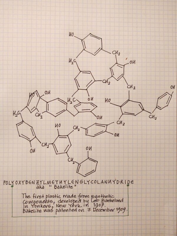 Chemical Formula and Name of Bakelite, Leo Baekeland